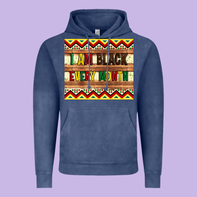 I Am Black Every Month Vintage Hoodie Designed By Artiststas