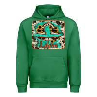 Emerald libra turquoise cowhide Urban Hoodie - RanaPortraitStore