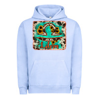 Pigment Grape Ice libra turquoise cowhide Urban Hoodie - RanaPortraitStore
