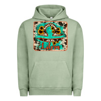 Pigment Oil Green libra turquoise cowhide Urban Hoodie - RanaPortraitStore