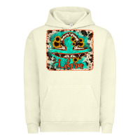 Pigment Pistachio libra turquoise cowhide Urban Hoodie - RanaPortraitStore