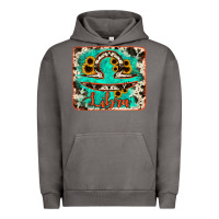 Pigment Tornado libra turquoise cowhide Urban Hoodie - RanaPortraitStore
