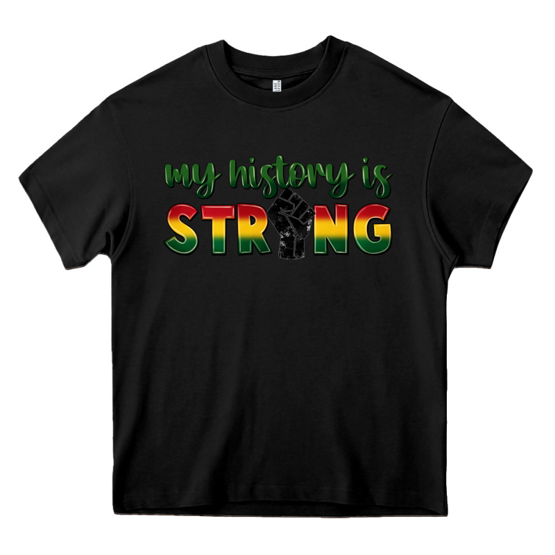My History Is Strong Heavy Core Tee by FaDigitalArtStudio | Teevron