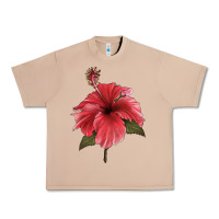 Burro Puerto Rican Hibiscus Flower Illustrations Urban Heavy Tee - LillyAllenDesigns
