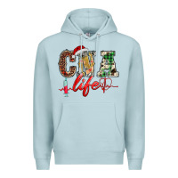 Blue Mist christmas certified nurse  assistant life Premium Hoodie - BarkalooDesign