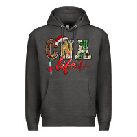 Charcoal Heather christmas certified nurse  assistant life Premium Hoodie - BarkalooDesign