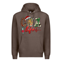 Coffee christmas certified nurse  assistant life Premium Hoodie - BarkalooDesign