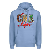 Colony Blue christmas certified nurse  assistant life Premium Hoodie - BarkalooDesign