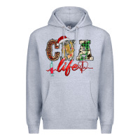 Heather Grey christmas certified nurse  assistant life Premium Hoodie - BarkalooDesign