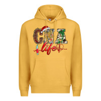Mustard christmas certified nurse  assistant life Premium Hoodie - BarkalooDesign
