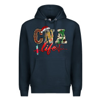 Navy christmas certified nurse  assistant life Premium Hoodie - BarkalooDesign