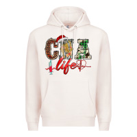 Pale Pink christmas certified nurse  assistant life Premium Hoodie - BarkalooDesign