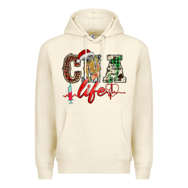 Christmas Certified Nurse  Assistant Life Premium Hoodie by BarkalooDesign | Teevron