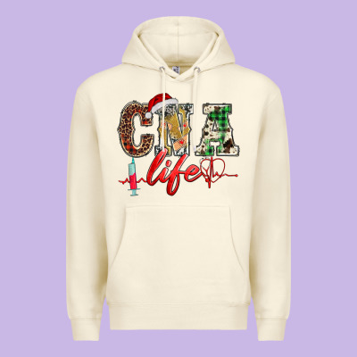 Christmas Certified Nurse  Assistant Life Premium Hoodie Designed By Barkaloodesign