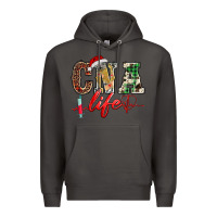 Smoke christmas certified nurse  assistant life Premium Hoodie - BarkalooDesign