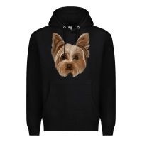 Black yorkie Premium Hoodie - Jasminsmagicworld