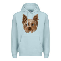 Blue Mist yorkie Premium Hoodie - Jasminsmagicworld