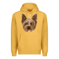 Mustard yorkie Premium Hoodie - Jasminsmagicworld