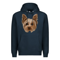Navy yorkie Premium Hoodie - Jasminsmagicworld