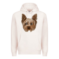 Pale Pink yorkie Premium Hoodie - Jasminsmagicworld