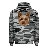Slate Camo yorkie Premium Hoodie - Jasminsmagicworld