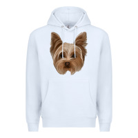 White yorkie Premium Hoodie - Jasminsmagicworld