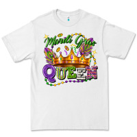 White mardi gras queen Premium Tee - FaDigitalArtStudio