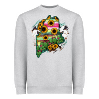 Heather Grey maine Heavyweight Sweatshirt - RanaPortraitStore