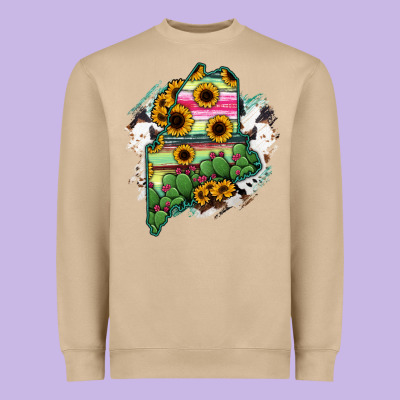 Maine Heavyweight Sweatshirt Designed By Ranaportraitstore