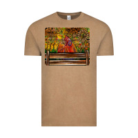 Vintage Coffee Farm Life Rooster Vintage Tee - CowhideDigitalArt