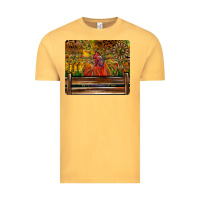 Vintage Mustard Farm Life Rooster Vintage Tee - CowhideDigitalArt