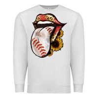 Oatmeal Heather Baseball Tongue Premium Sweatshirt - Jasminsmagicworld