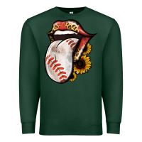 Sports Green Baseball Tongue Premium Sweatshirt - Jasminsmagicworld