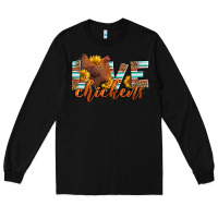 Black love chickens Long Sleeve Tee - LillyAllenDesigns
