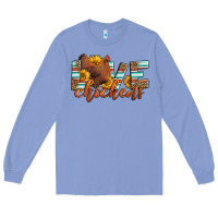 Colony Blue love chickens Long Sleeve Tee - LillyAllenDesigns