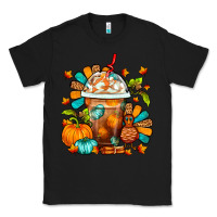 Black Thanksgiving Frappe Coffee Classic Tee - FaDigitalArtStudio