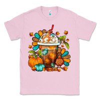 Bubblegum Pink Thanksgiving Frappe Coffee Classic Tee - FaDigitalArtStudio