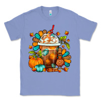 Colony Blue Thanksgiving Frappe Coffee Classic Tee - FaDigitalArtStudio