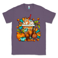 Lavender Thanksgiving Frappe Coffee Classic Tee - FaDigitalArtStudio
