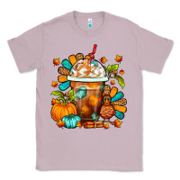 Lilac Thanksgiving Frappe Coffee Classic Tee - FaDigitalArtStudio