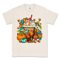 Natural Thanksgiving Frappe Coffee Classic Tee - FaDigitalArtStudio