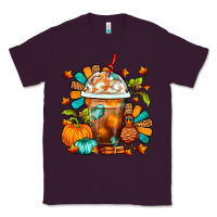 Plum Thanksgiving Frappe Coffee Classic Tee - FaDigitalArtStudio