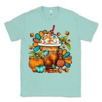 Seafoam Thanksgiving Frappe Coffee Classic Tee - FaDigitalArtStudio