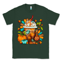 Sports Green Thanksgiving Frappe Coffee Classic Tee - FaDigitalArtStudio