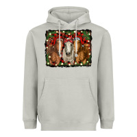 Moon Dust Christmas horses Heavyweight Hoodie - RanaPortraitStore