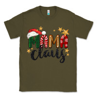 Army Green mama Claus Christmas Classic Tee - BarkalooDesign