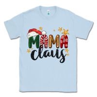 Dusty Blue mama Claus Christmas Classic Tee - BarkalooDesign