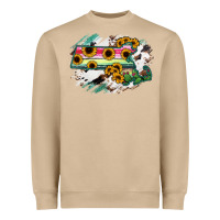Mushroom Massachusetts State Map Heavyweight Sweatshirt - RanaPortraitStore