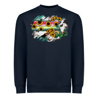Navy Massachusetts State Map Heavyweight Sweatshirt - RanaPortraitStore