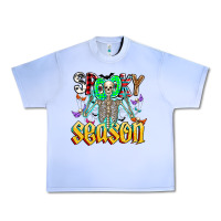 Grape Ice Spooky Season Urban Heavy Tee - CowhideDigitalArt